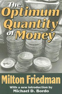 portada the optimum quantity of money (in English)