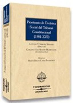 portada prontuario de doctrina social del tribunal constitucional (1981-2005) (in Spanish)