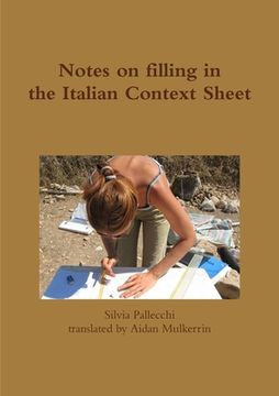 portada Notes on filling in the Italian Context Sheets (en Inglés)