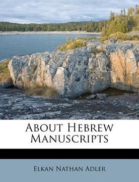 portada about hebrew manuscripts