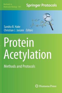 portada protein acetylation: methods and protocols (en Inglés)
