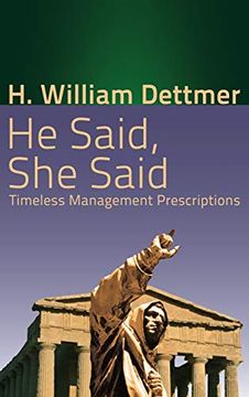 portada He Said, she Said: Timeless Management Prescriptions (en Inglés)