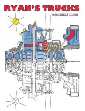 portada Ryan's Trucks: Coloring Book (en Inglés)