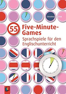 portada 55 Five-Minute Games: Sprachspiele für den Englischunterricht. Klasse 1 - 6 (en Alemán)
