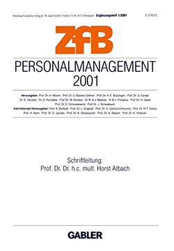portada Personalmanagement 2001 (Zfb Special Issue) (German Edition) [Soft Cover ] (in German)
