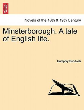 portada minsterborough. a tale of english life. (en Inglés)