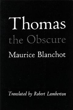 portada Thomas the Obscure (in English)