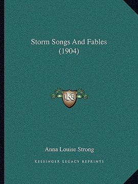 portada storm songs and fables (1904) (en Inglés)