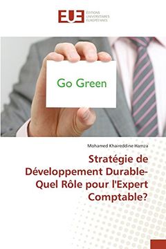 portada Stratégie de Développement Durable-Quel Rôle pour l'Expert Comptable?