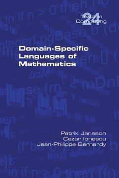 portada Domain-Specific Languages of Mathematics (en Inglés)