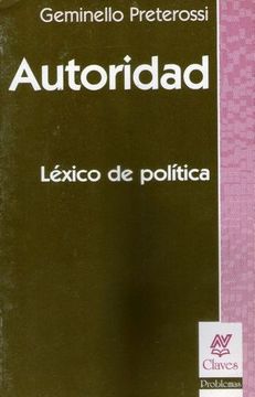 portada Autoridad. Léxico De Política