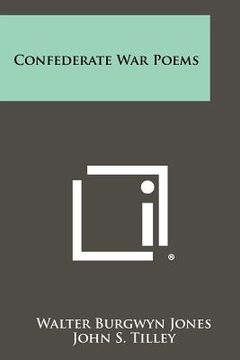 portada confederate war poems (en Inglés)