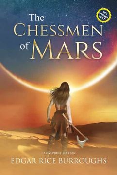 portada The Chessmen of Mars (Annotated, Large Print) (en Inglés)