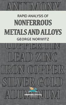 portada rapid analysis of nonferrous metals and alloys (in English)