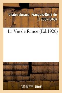 portada La Vie de Rancé (in French)