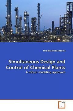 portada simultaneous design and control of chemical plants (en Inglés)