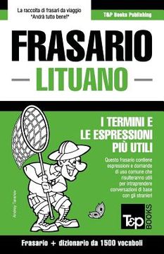 portada Frasario Italiano-Lituano e dizionario ridotto da 1500 vocaboli (en Italiano)