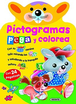 portada Pictogramas - Pega y Colorea Conejito