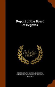 portada Report of the Board of Regents (en Inglés)