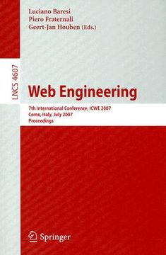 portada web engineering: 7th international conference, icwe 2007 como, italy, july 16-20, 2007 proceedings (in English)