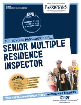 portada Senior Multiple Residence Inspector (C-2843): Passbooks Study Guide Volume 2843 (en Inglés)