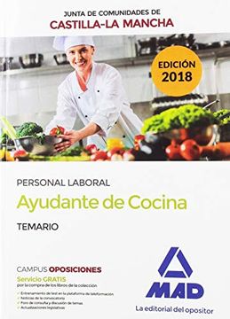 portada Ayudante de Cocina (Personal Laboral de la Junta de Comunidades de Castilla-La Mancha). Temario