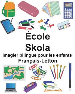 portada Français-Letton École/Skola Imagier bilingue pour les enfants