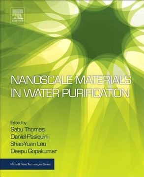 portada Nanoscale Materials in Water Purification (Micro and Nano Technologies) (en Inglés)