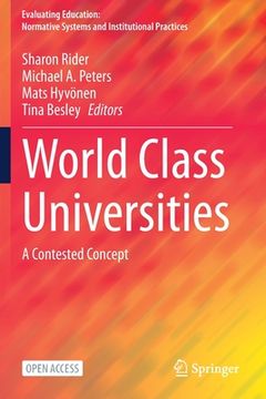 portada World Class Universities: A Contested Concept