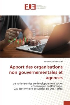 portada Apport des organisations non gouvernementales et agences (en Francés)