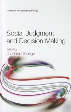 portada Social Judgment and Decision Making (en Inglés)