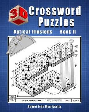 portada 3D Crossword Puzzles: Optical Illusions Book II (en Inglés)