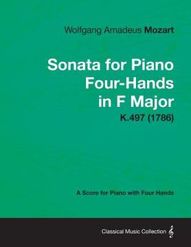 portada sonata for piano four-hands in f major - a score for piano with four hands k.497 (1786) (in English)