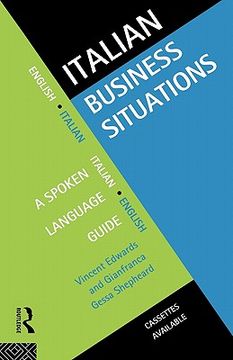 portada italian business situations: a spoken language guide (in English)