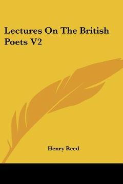 portada lectures on the british poets v2 (en Inglés)