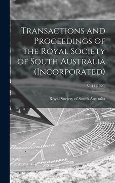 portada Transactions and Proceedings of the Royal Society of South Australia (Incorporated); v. 44 (1920) (en Inglés)