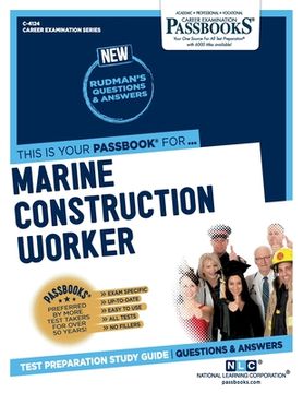 portada Marine Construction Worker (C-4124): Passbooks Study Guide Volume 4124 (en Inglés)