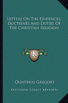 portada letters on the evidences, doctrines and duties of the christian religion (in English)