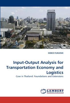 portada input-output analysis for transportation economy and logistics (en Inglés)
