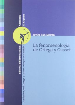 portada La Fenomenología de Ortega y Gasset
