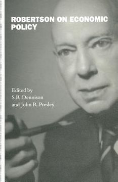 portada Robertson on Economic Policy (in English)