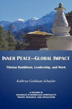 portada inner peace-global impact: tibetan buddhism, leadership, and work (en Inglés)