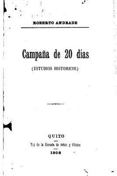 portada Campaña de 20 Dias, Estudios Historicos (in Spanish)