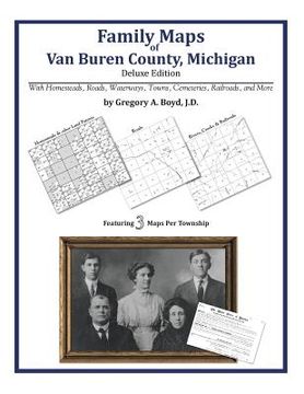 portada Family Maps of Van Buren County, Michigan (en Inglés)