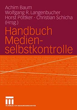 portada Handbuch Medienselbstkontrolle (en Alemán)