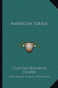 portada american ideals (en Inglés)