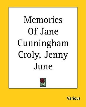 portada memories of jane cunningham croly, jenny june (en Inglés)