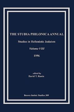 portada the studia philonica annual viii, 1996 (en Inglés)