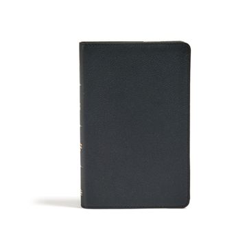portada CSB Personal Size Bible, Black Genuine Leather