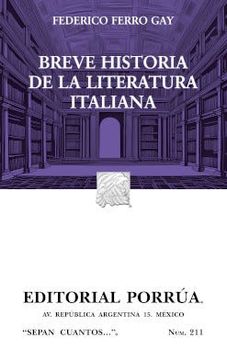 portada Breve historia de la literatura italiana (in Spanish)